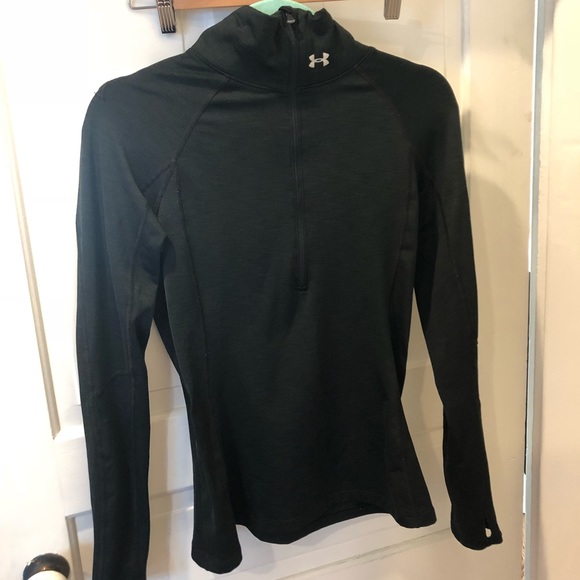 Under Armour Tops - Under armour black zip up sweatshirt
